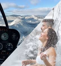 Helicopter - Flight and nordic baths
