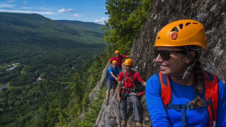 Zipline - Mont Tremblant via ferrata laurentides