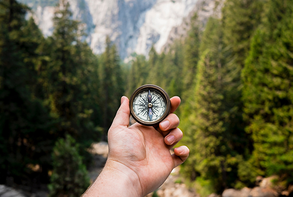 Orienteering with map and compass | Domaine Saint-Bernard Park
