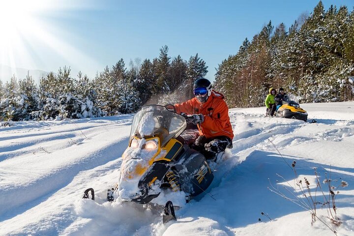 Snowmobiling Tremblant Guided (Half and Full day tours)